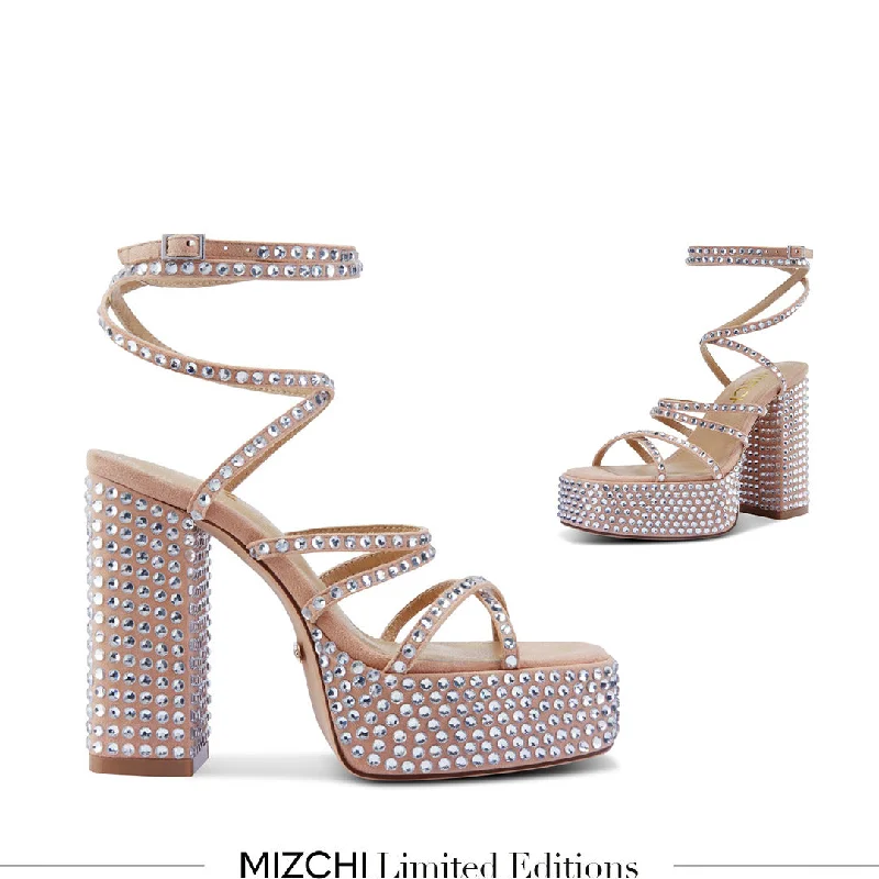 *Calvia - Crystal Embellished Platform