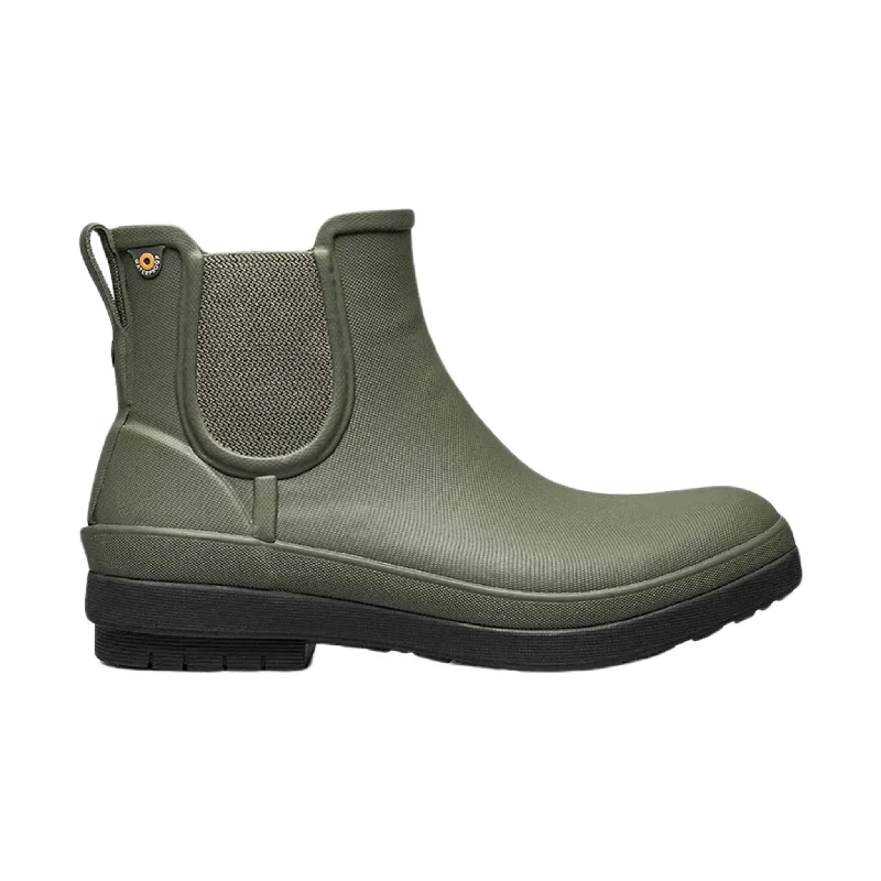 Bogs Women's Amanda Chelsea II Slip On Rain Boots - Green Ash