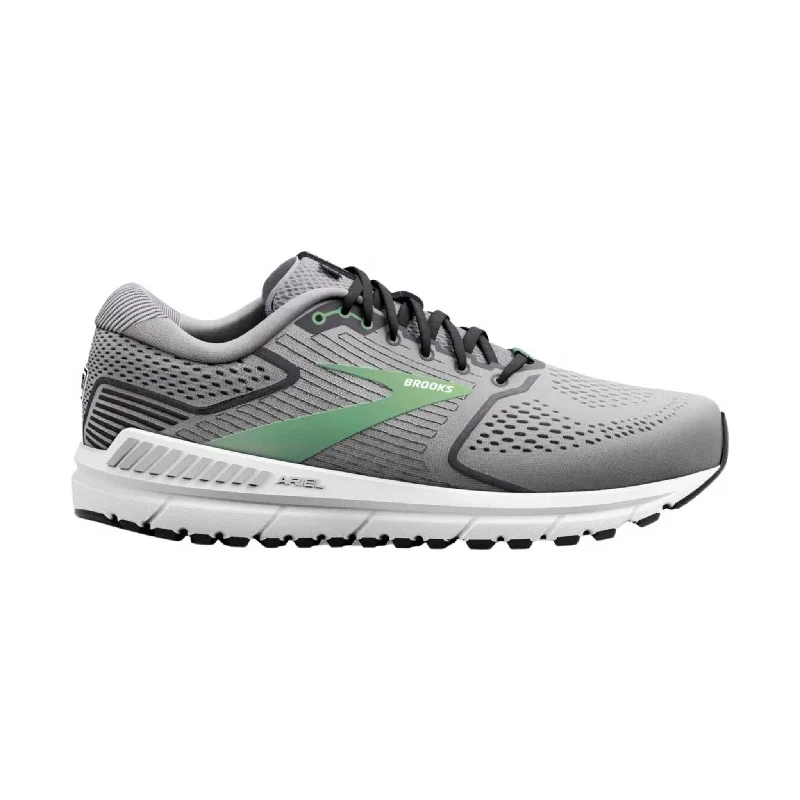 Brooks Women's Ariel 20 Running Shoe - Alloy/Blackened Pearl/Green