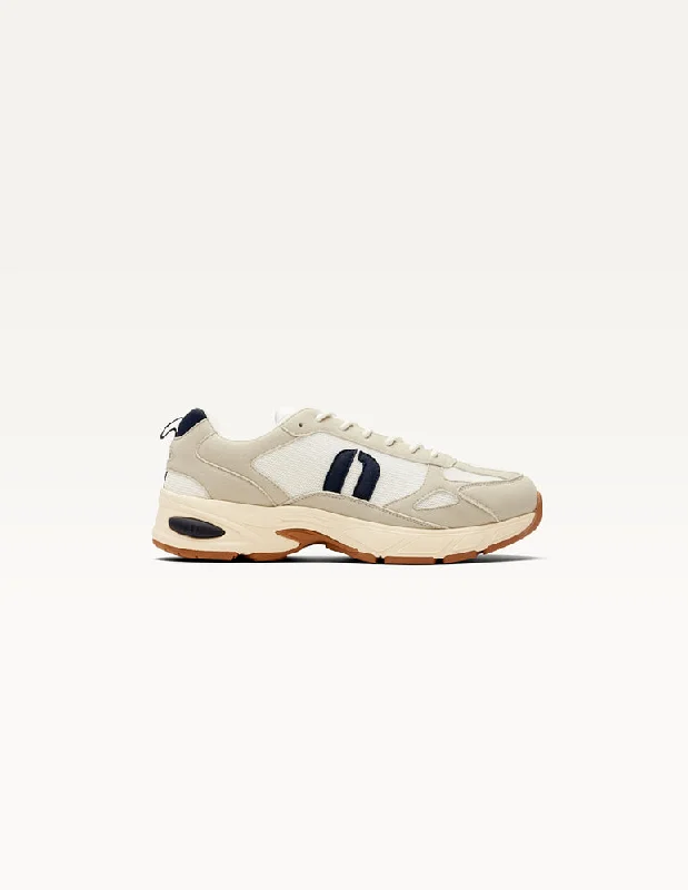 Max Sneaker in Light Grey Navy from Odaje