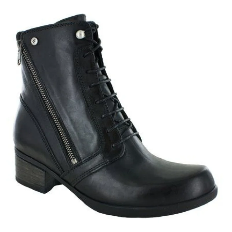 Wolky Forth Black Leather Bootie (Women's)