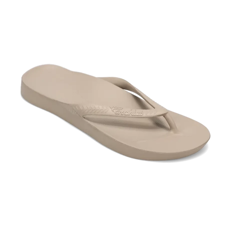 Women's Arch Support Flip Flop Taupe