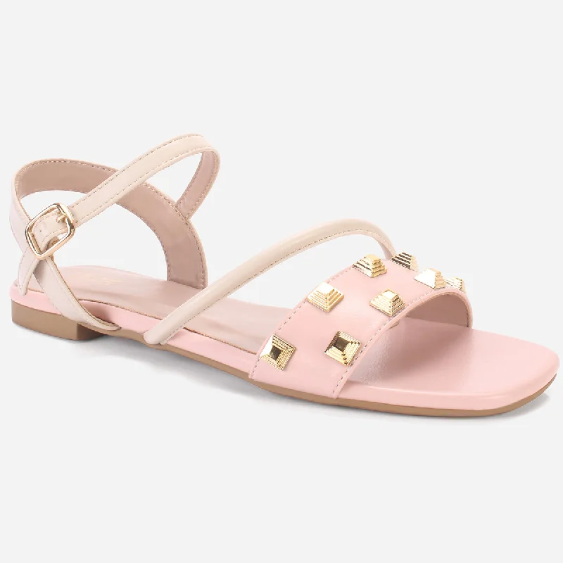 Women's "RHINOTA" Stud Detailing Sandals